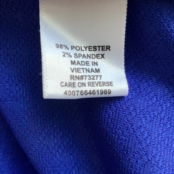 Elle Royal Blue Pencil Skirt Size XS - Picture 10 of 11